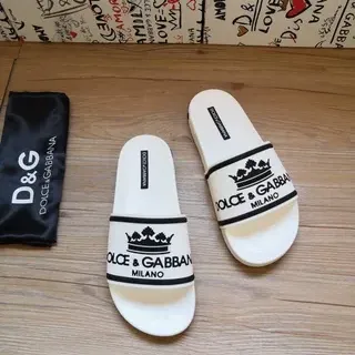 Dolce & Gabbana Mules Blanches et Noires