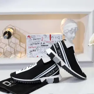 Dolce & Gabbana Speed Trainer কালো ও সাদা লাইফস্টাইল স্নিকার