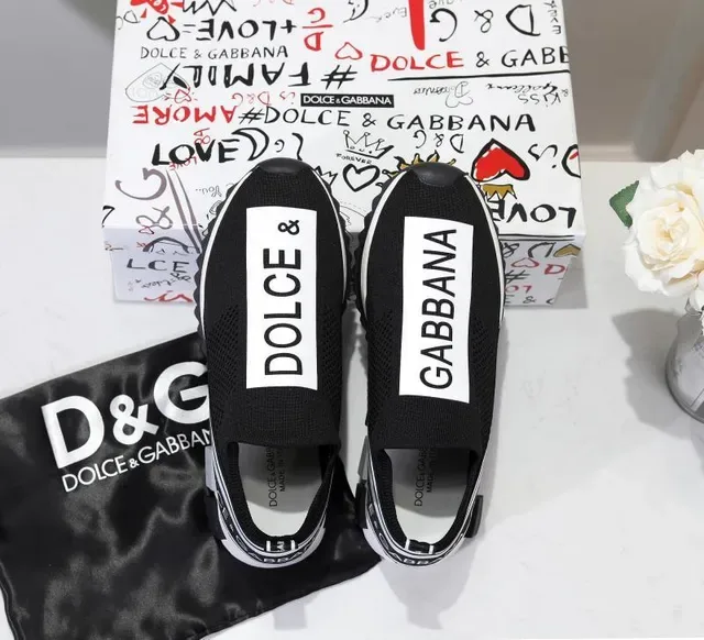 Dolce & Gabbana Speed Trainer কালো ও সাদা লাইফস্টাইল স্নিকার 3