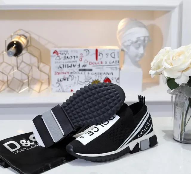 Dolce & Gabbana Speed Trainer কালো ও সাদা লাইফস্টাইল স্নিকার 4