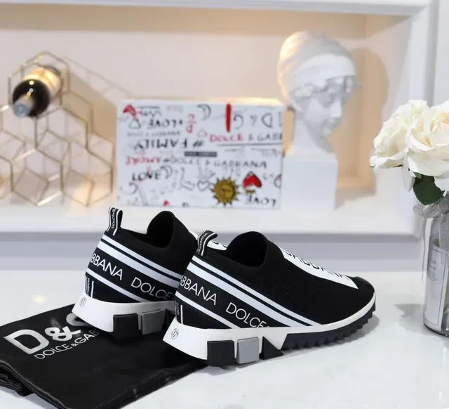 Dolce & Gabbana Speed Trainer কালো ও সাদা লাইফস্টাইল স্নিকার 5
