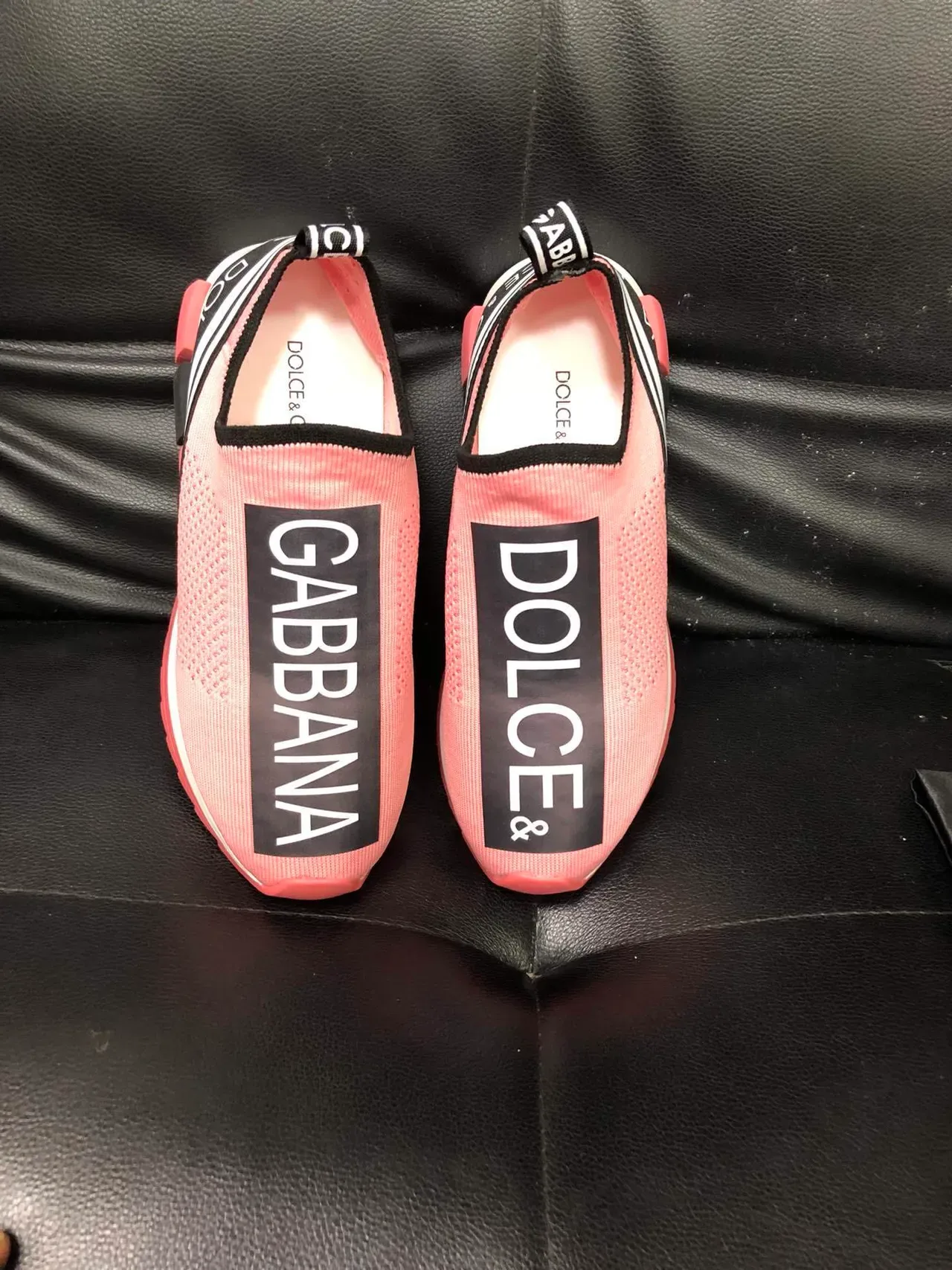 Dolce & Gabbana Speed Trainer Zapatillas Lifestyle Slip-On Rosa 3