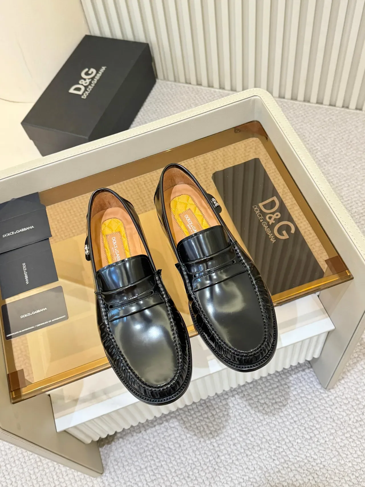 Dolce & Gabbana Penny Loafer 黑色漆皮 5