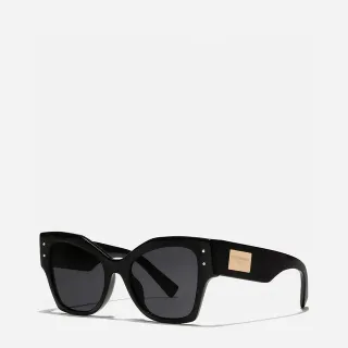 Dolce & Gabbana Portofino Lunettes de Soleil Angular Cat-Eye Noires