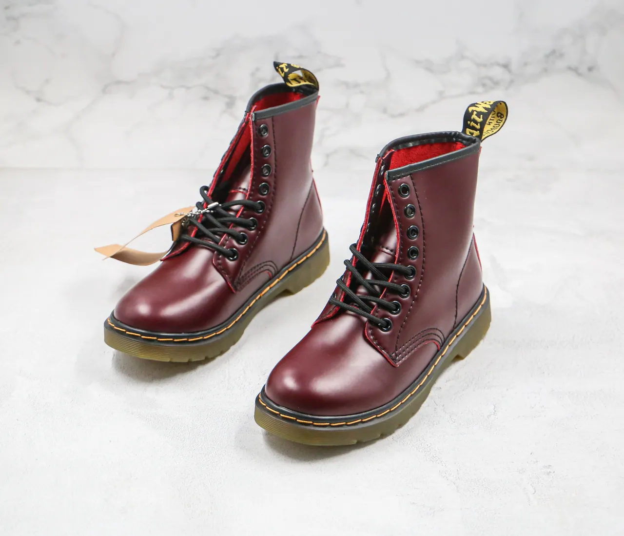Dr. Martens 1460 Burgundy Smooth Leather Martin Boot 9