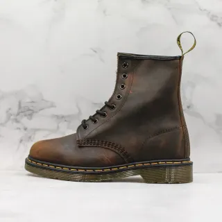Dr. Martens 1460 Distressed Brown Leather 8-Eyelet Martin Boot
