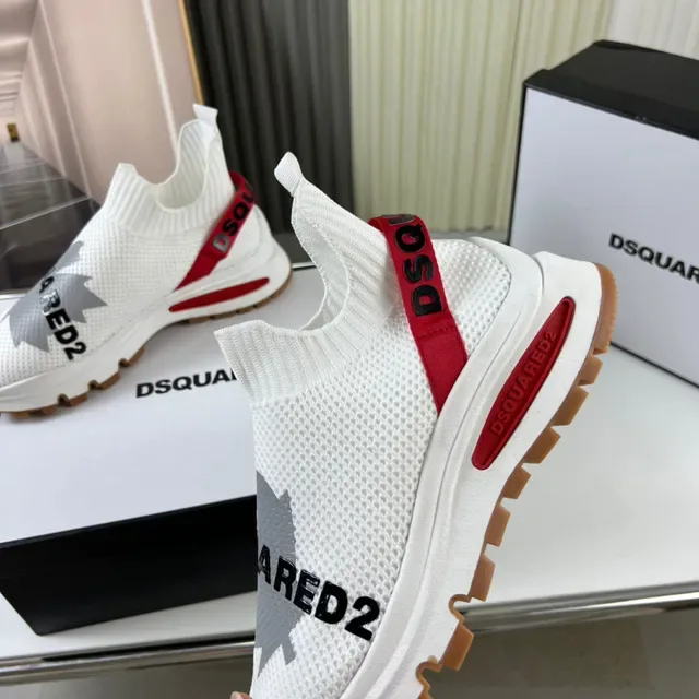 Dsquared2 ICON White Red Gum Lifestyle Sneakers 5