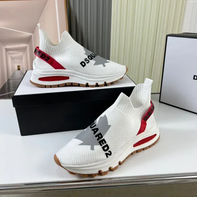 Dsquared2 ICON White Red Gum Lifestyle Sneakers 7