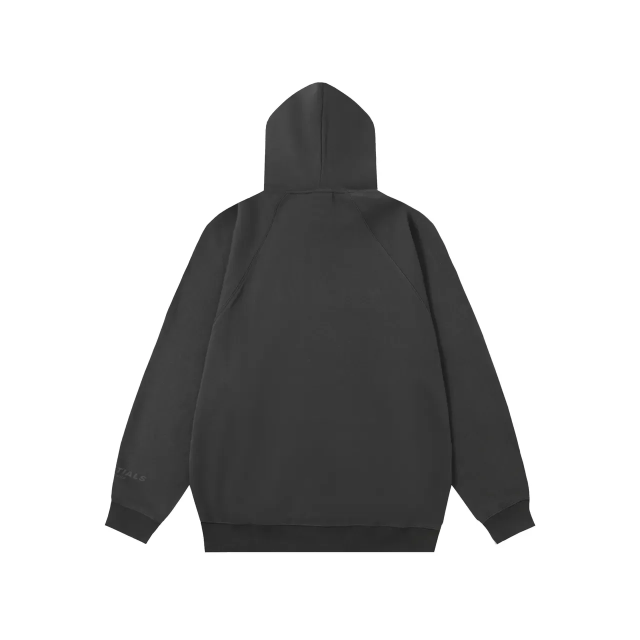 Fear of God Essentials Black Pullover Raglan Sleeve Hoodie 3
