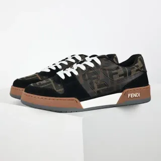 Fendi Monogram 麂皮生活方式运动鞋
