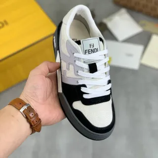芬迪 Run Away Off-White 黑白生活方式运动鞋