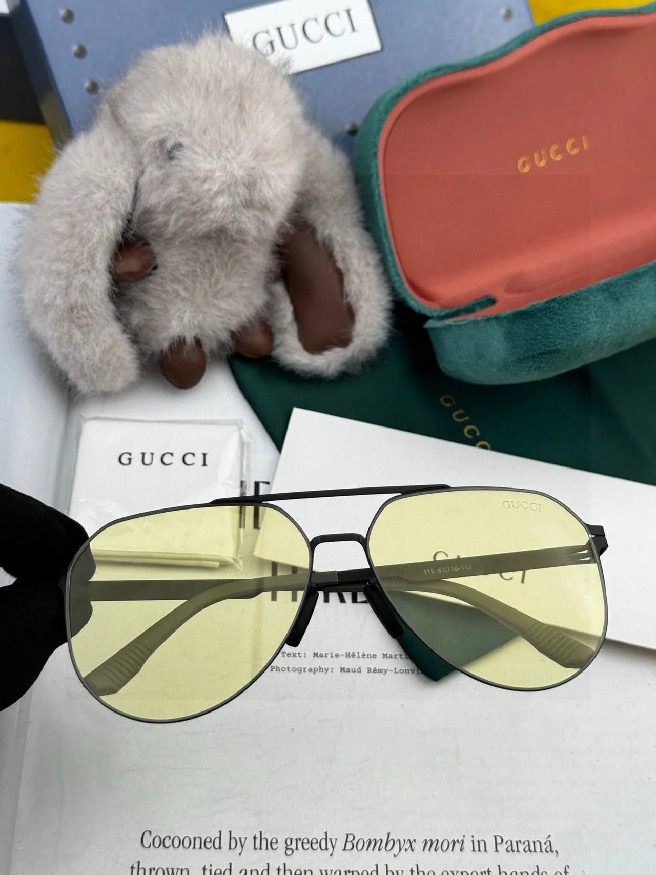 Aviator-Style Thin Metal Frame Black Lens Sunglasses 6