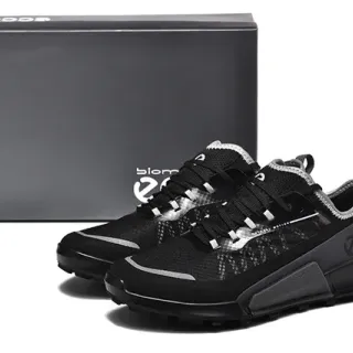 biom Negro Gris Malla Superior Sintético Cage Overlays Zapatos de Correr