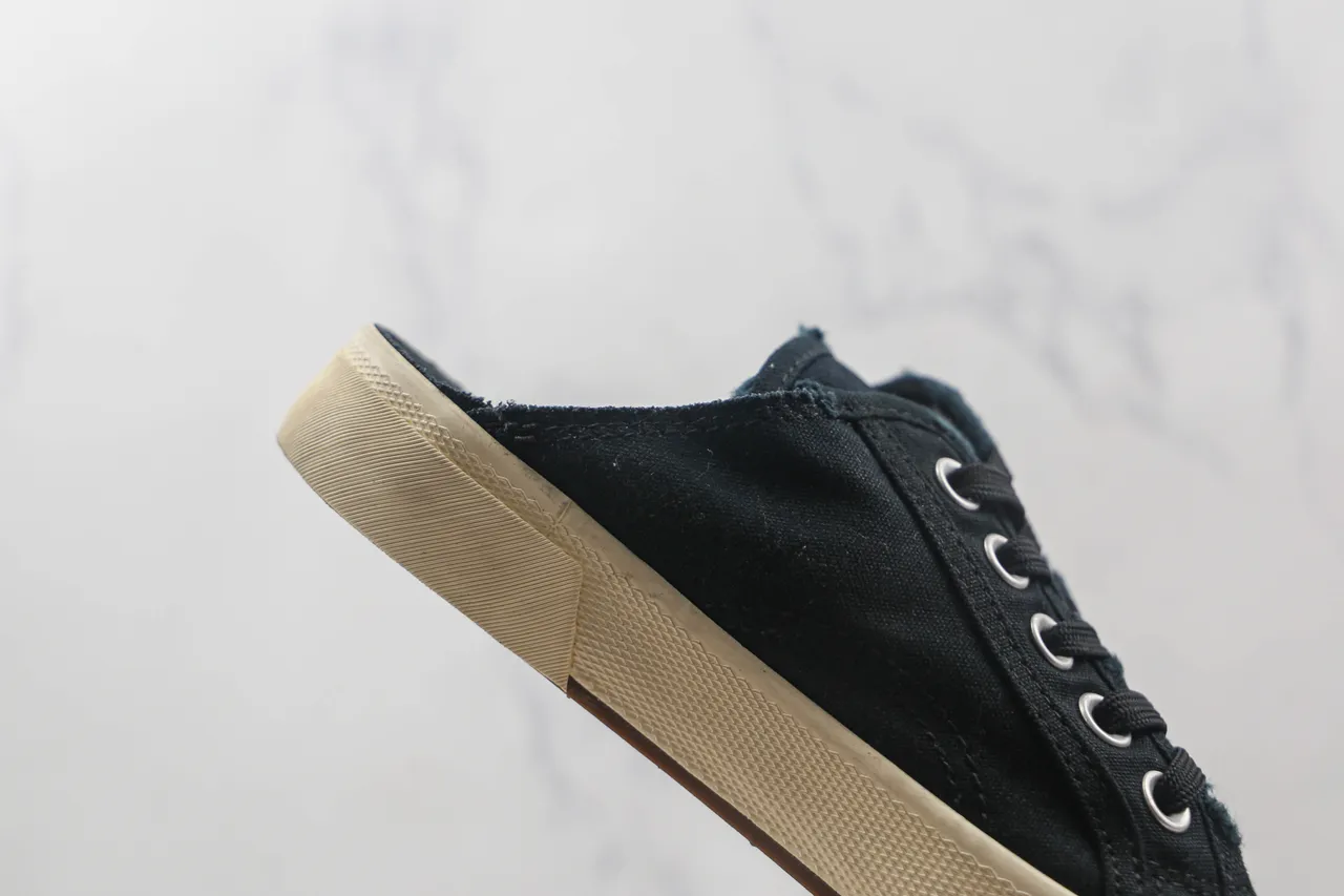 Negro Beige Superior Suela de Goma Off-White Lona 5