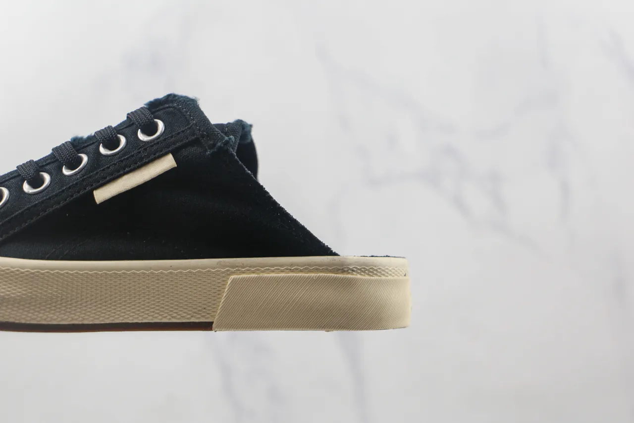 Negro Beige Superior Suela de Goma Off-White Lona 7