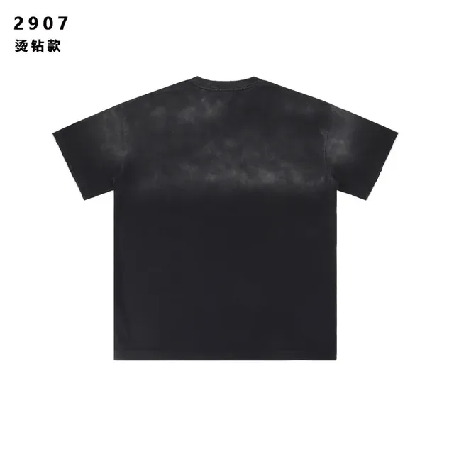 Black Foil Graphic Print Oversized T-Shirt 3