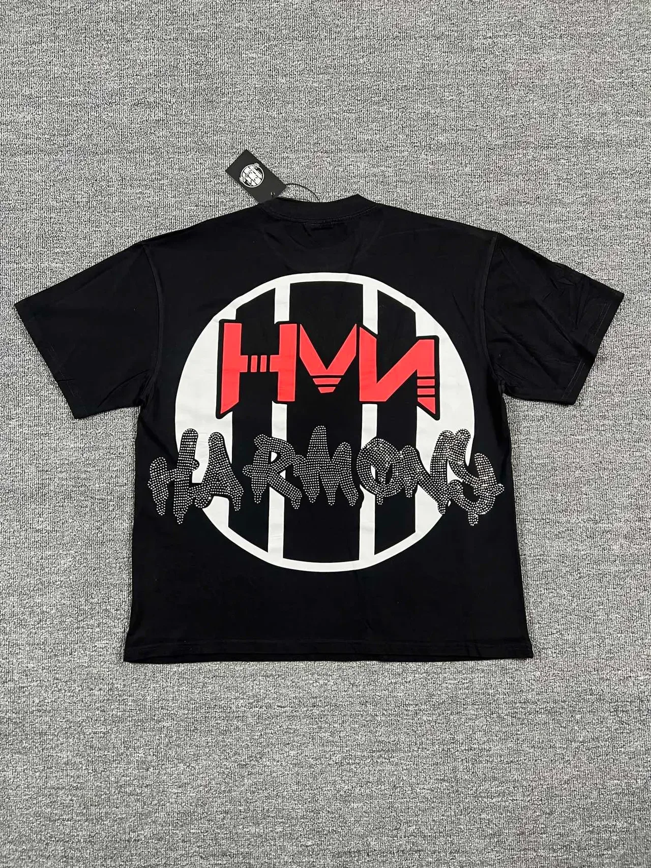 Black Graphic-Print Oversized Double-Sided T-Shirt 3