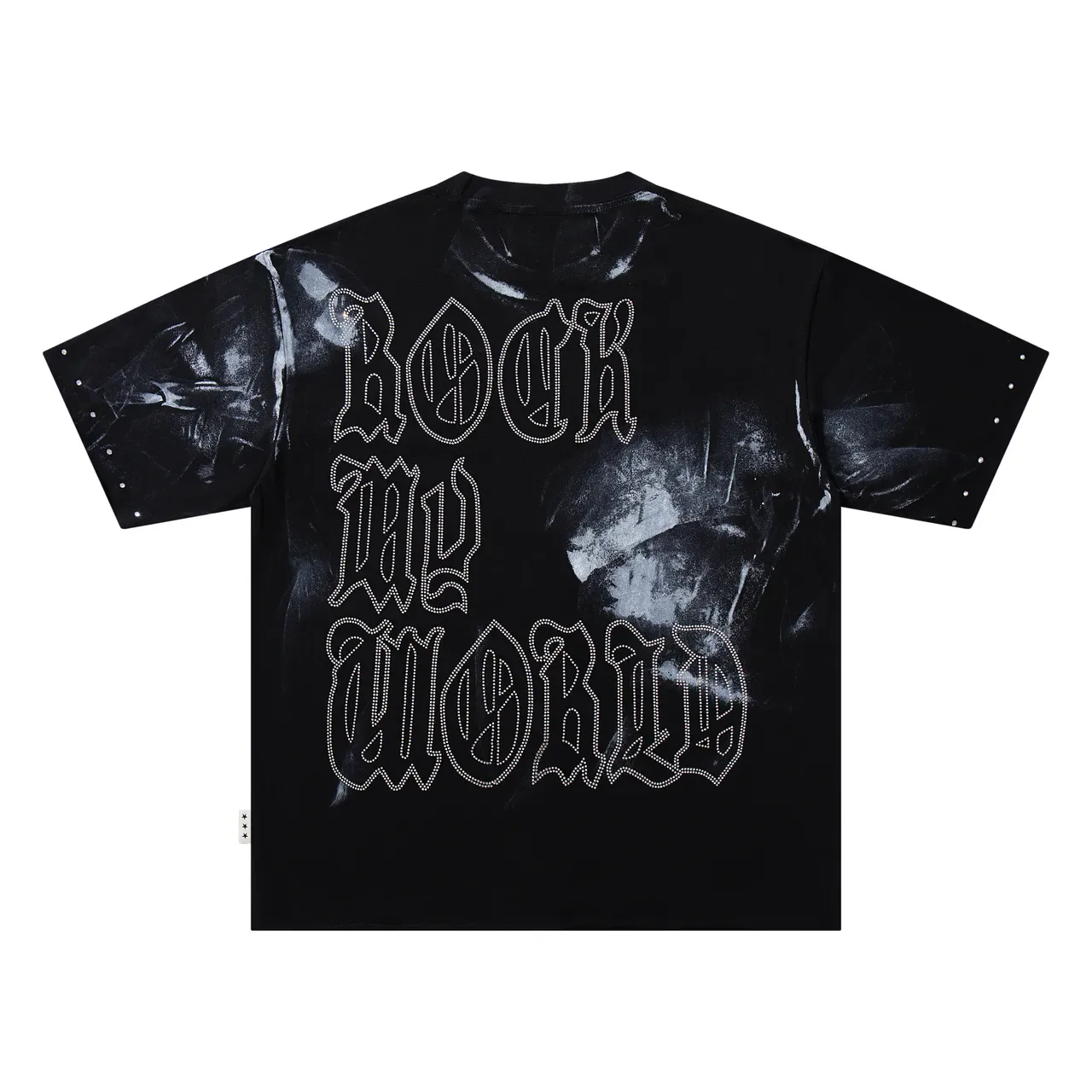 Black Graphic Print Oversized T-Shirt 4