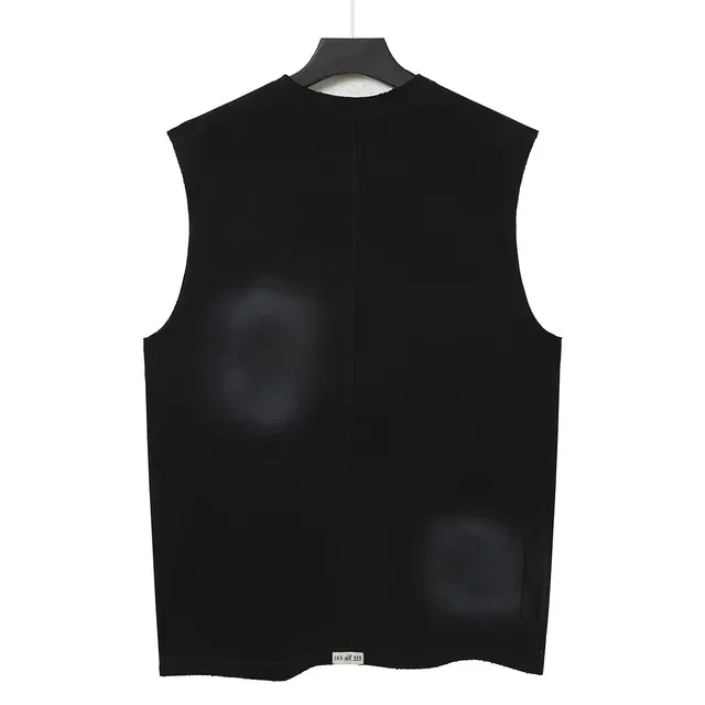 Black Graphic-Print Sleeveless Vest Top 4