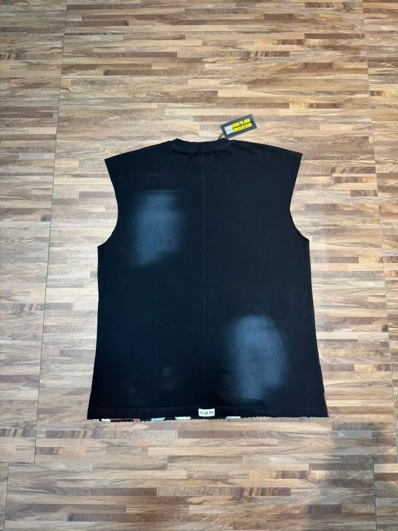 Black Graphic-Print Sleeveless Vest Top 6