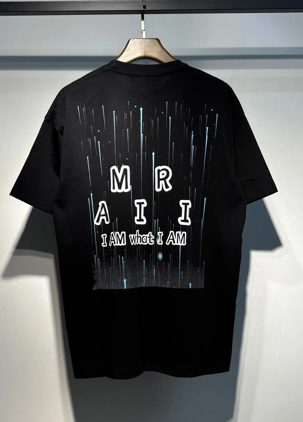 Black White Oversized Fit Back-Print Graphic T-Shirt 4