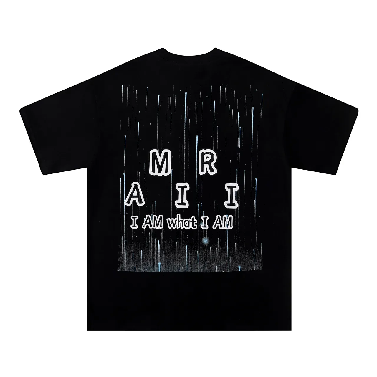 Black White Oversized Fit Back-Print Graphic T-Shirt 8