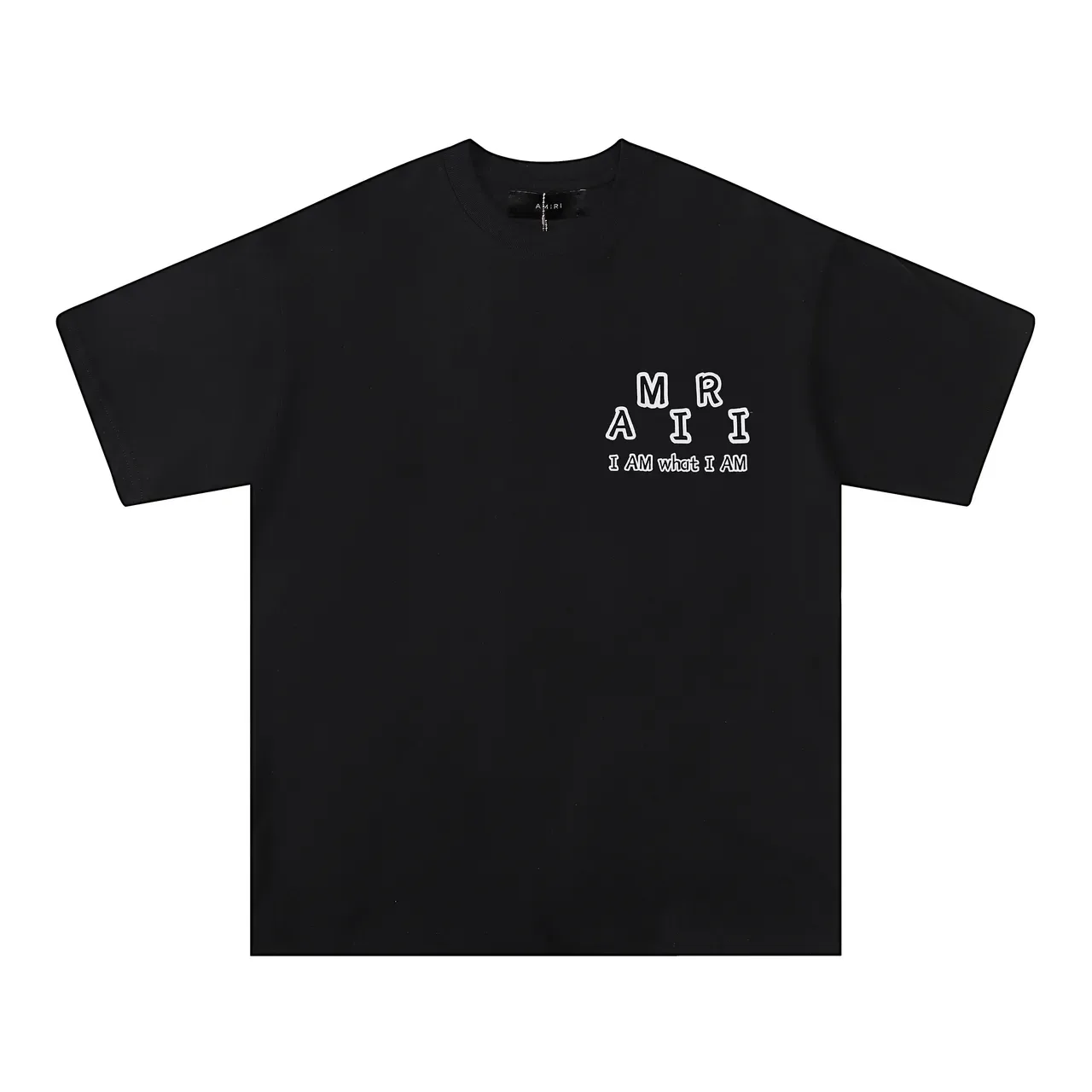 Black White Oversized Fit Back-Print Graphic T-Shirt 9