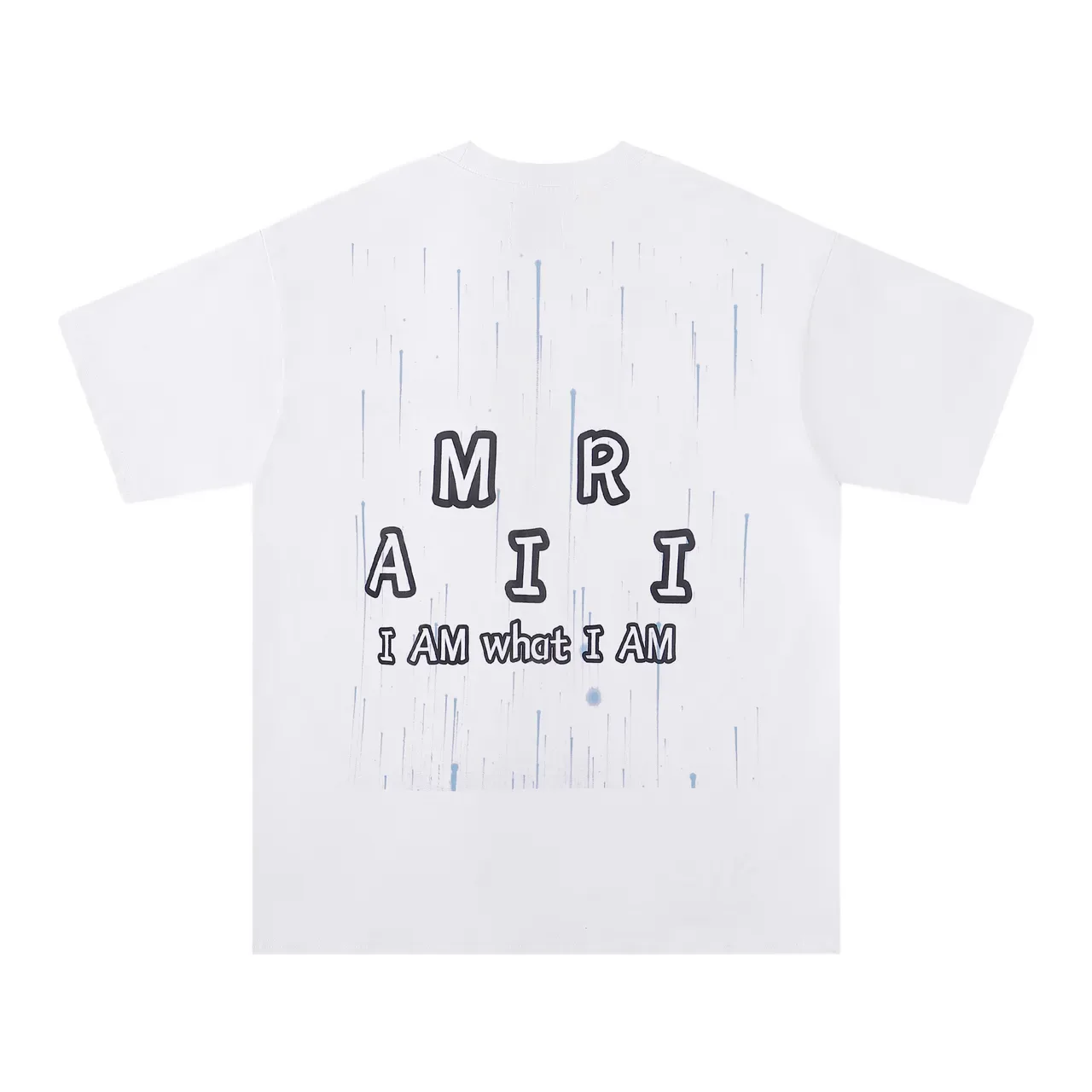 Black White Oversized Fit Back-Print Graphic T-Shirt 10