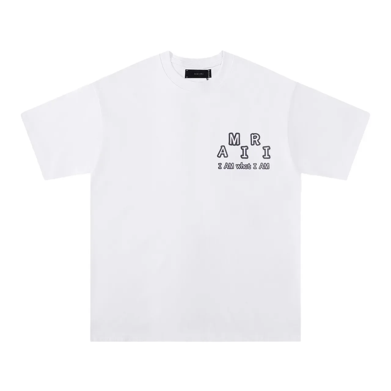 Black White Oversized Fit Back-Print Graphic T-Shirt 11