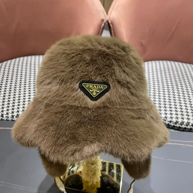 Gorro Marrón Beige Forro de Piel Orejeras 5