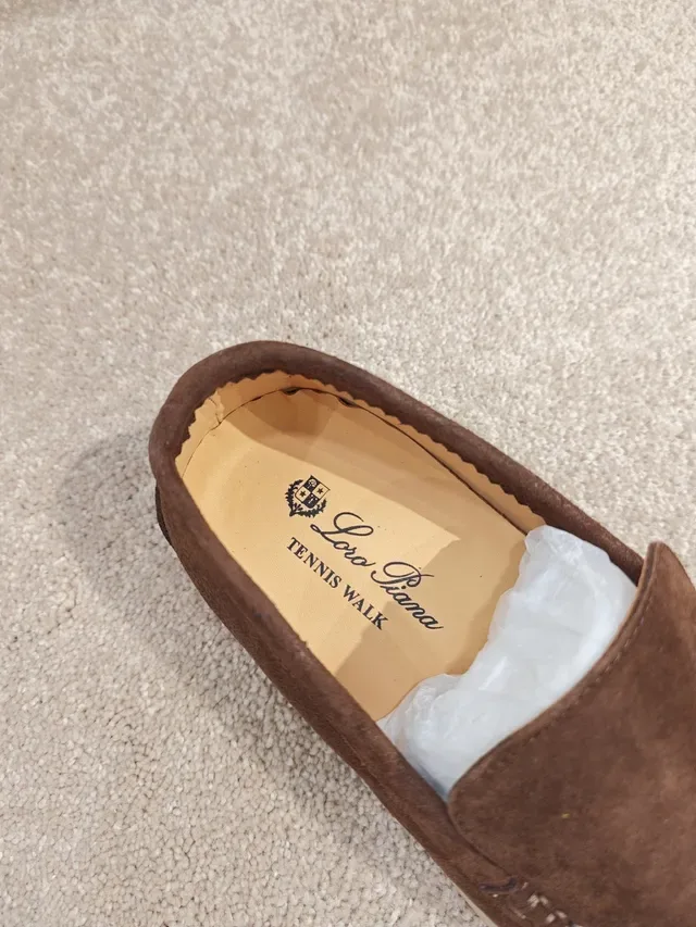 Brown Suede Moc-Toe Slip-On Loafer 4