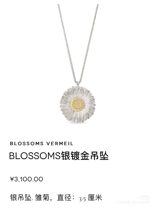 Buccellati 银金花卉纹理手链 7