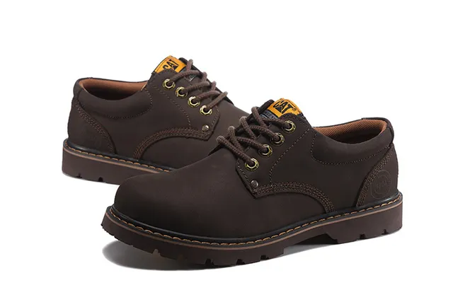 CAT Bottes de Travail Moc-Toe Marron 12