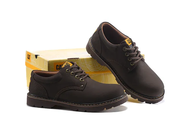 CAT Bottes de Travail Moc-Toe Marron 15