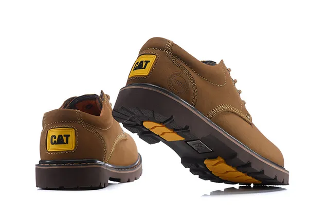 CAT Bottes de Travail Moc-Toe Marron 16