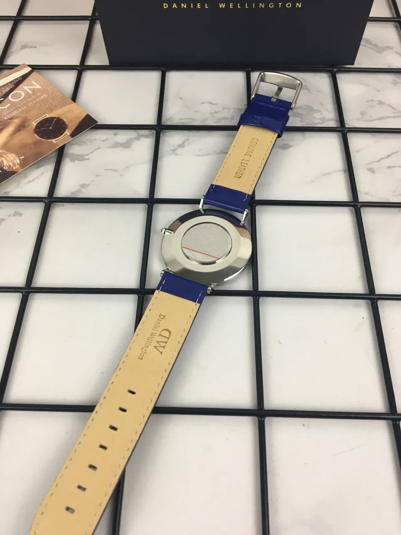 Daniel Wellington Icon وجه الساعة الأزرق التدريجي ساعة الكوارتز 3