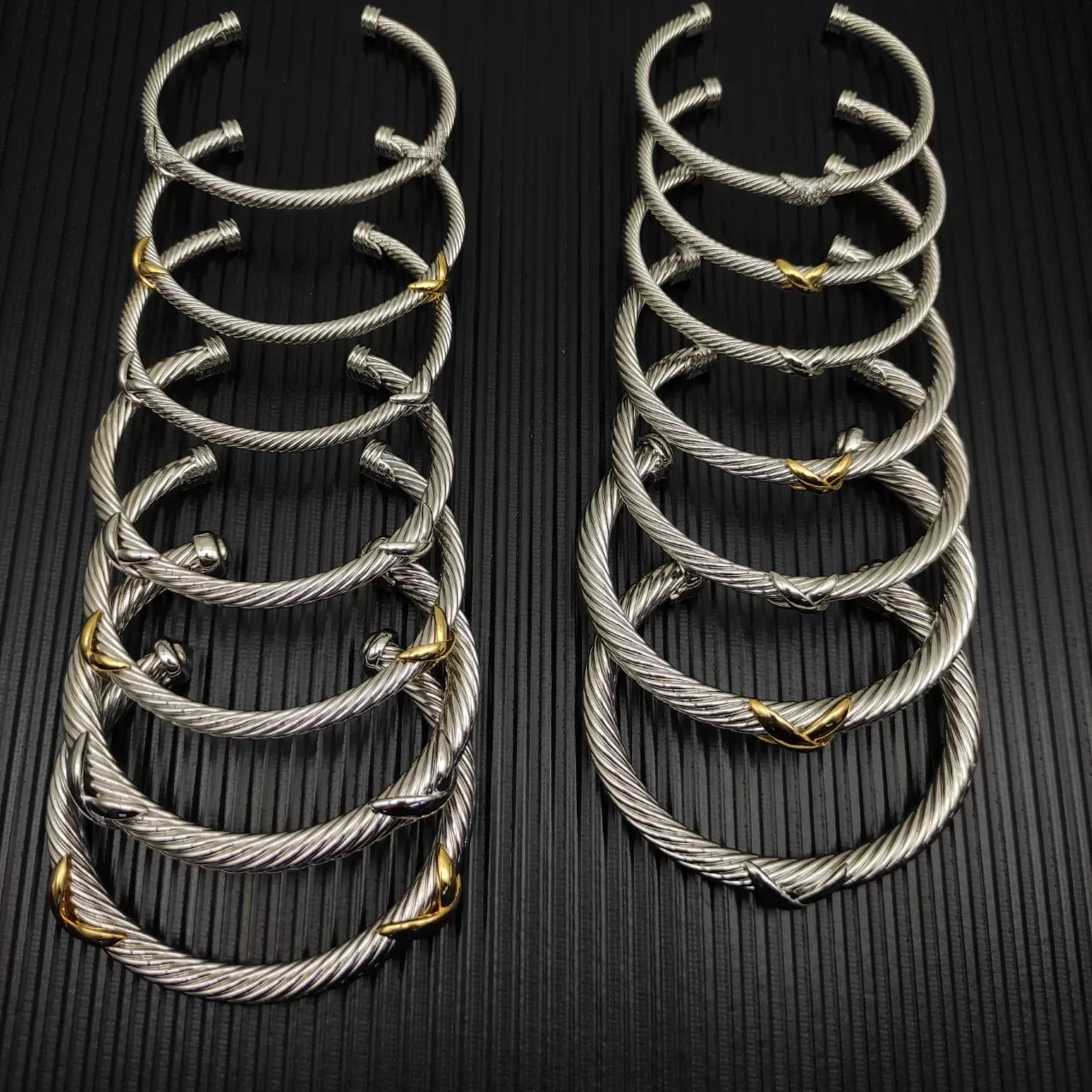 David Yurman Cable Classics Twisted Cable X-Knot Silver Bracelet 2