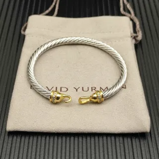 David Yurman Cable Classics سوار إبزة باڤيه ثنائي اللون