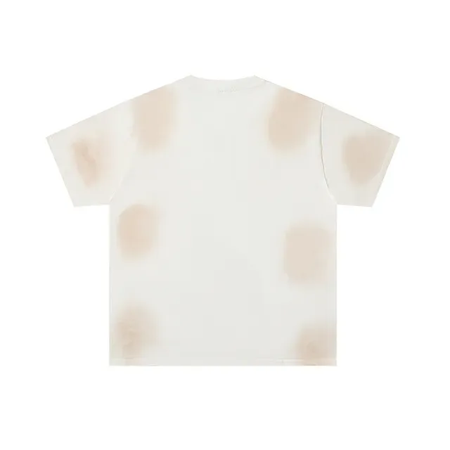 Distressed Charcoal Graphic Print Racer-Themed T-Shirt 4