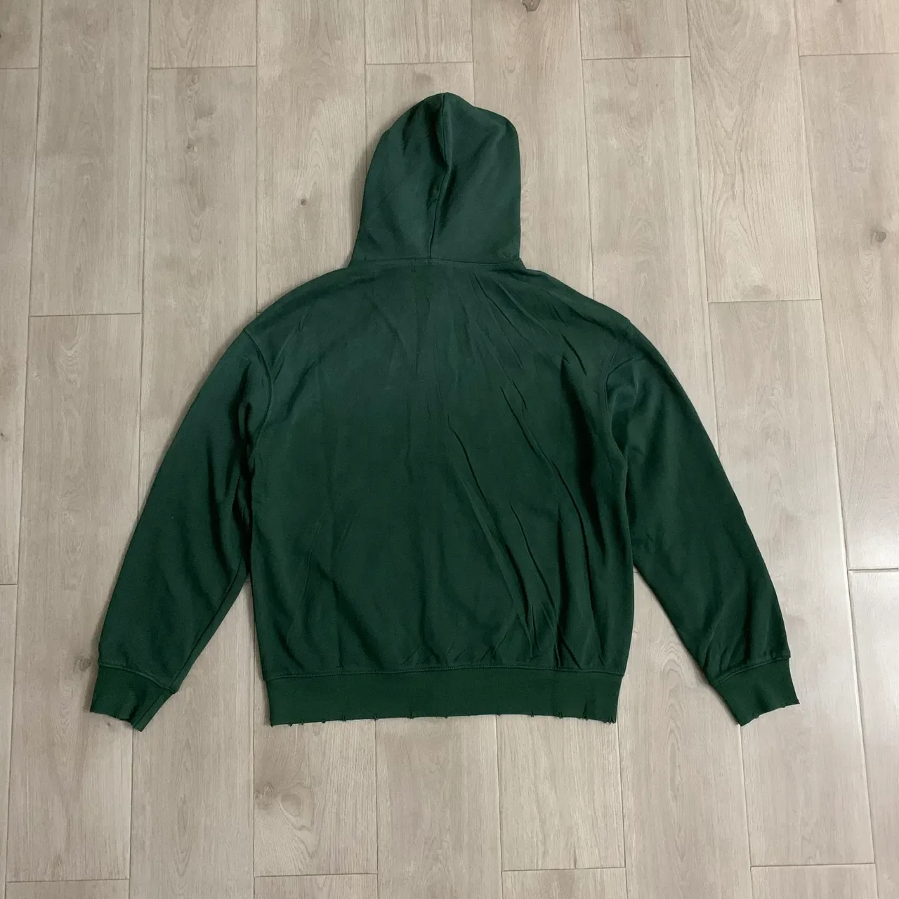 DUAA Hoodie Orange Multicolore Full-Zip Aplique Lettering 15