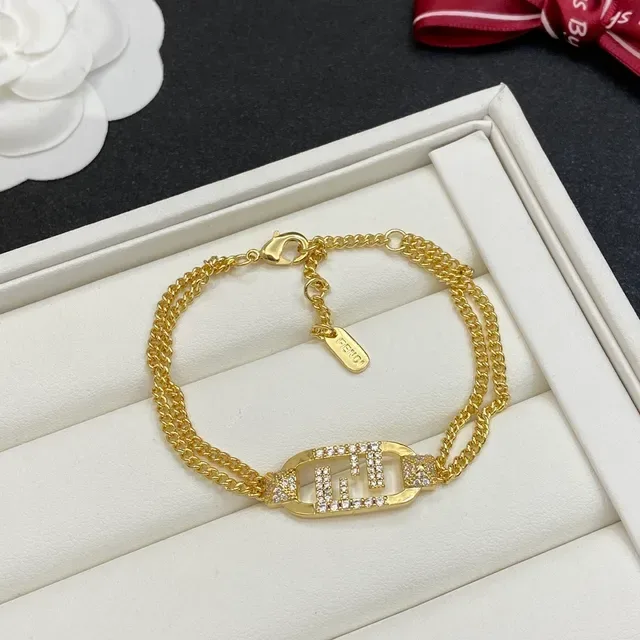 Gold and Silver Crystal-Encrusted Chain Link Bracelets 2