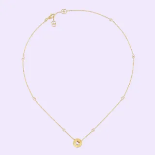 Collier avec Disco Sunburst Doré et Découpe Étoile
