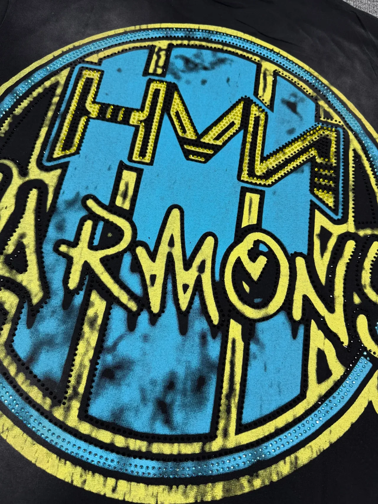 Harmony Graphic Print Black T-Shirt 2