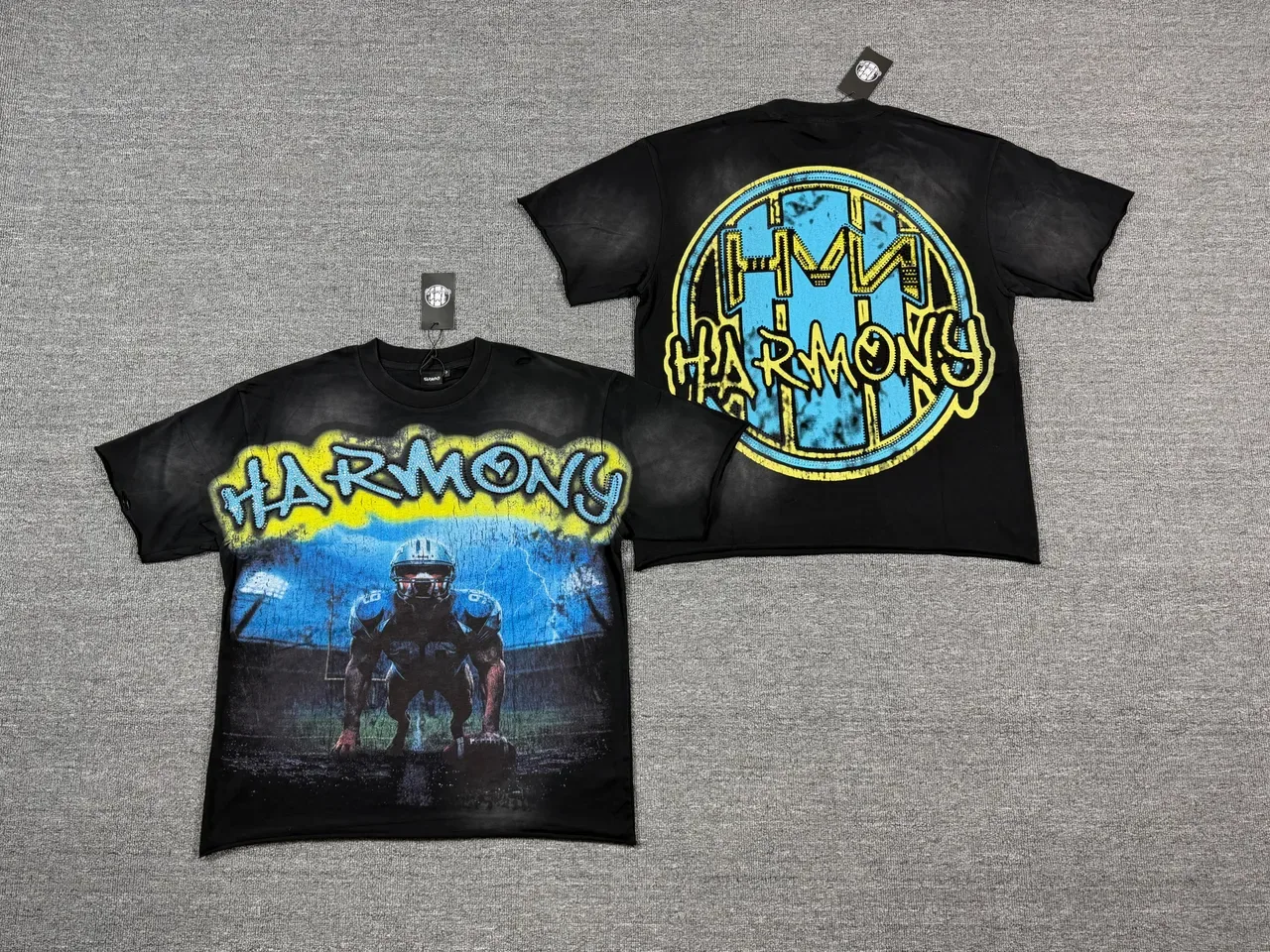 Harmony Graphic Print Black T-Shirt 4