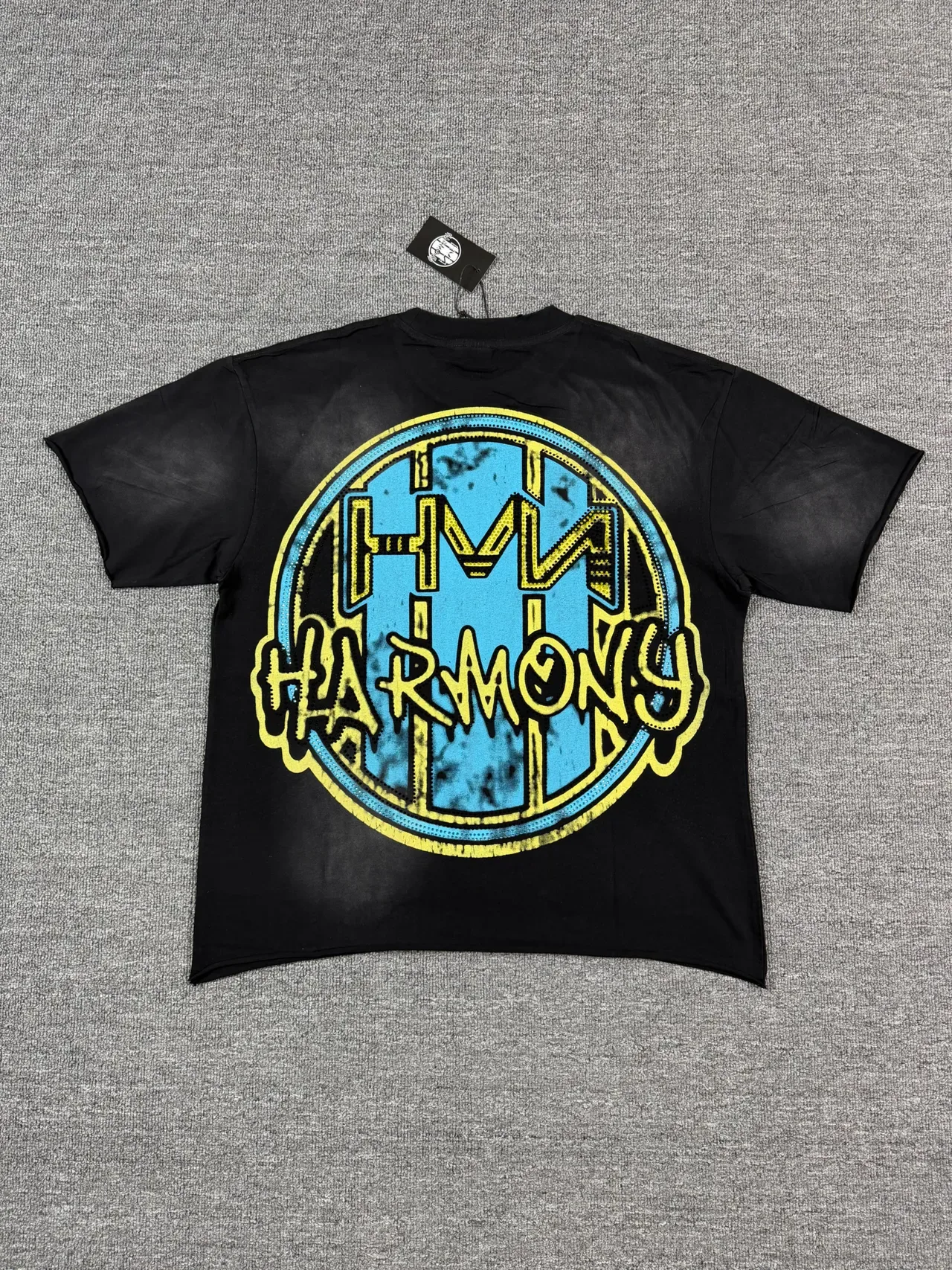 Harmony Graphic Print Black T-Shirt 5