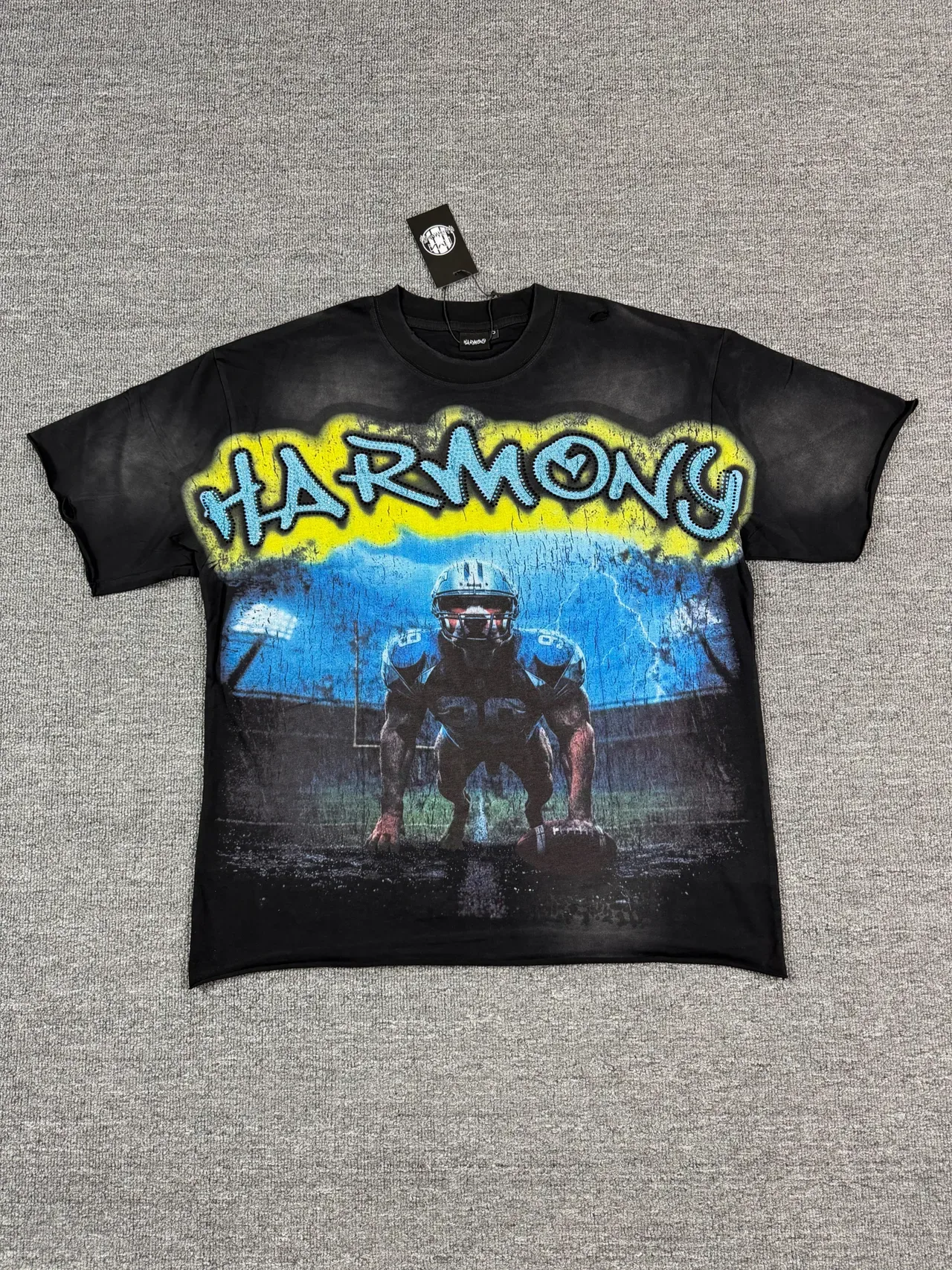 Harmony Graphic Print Black T-Shirt 6
