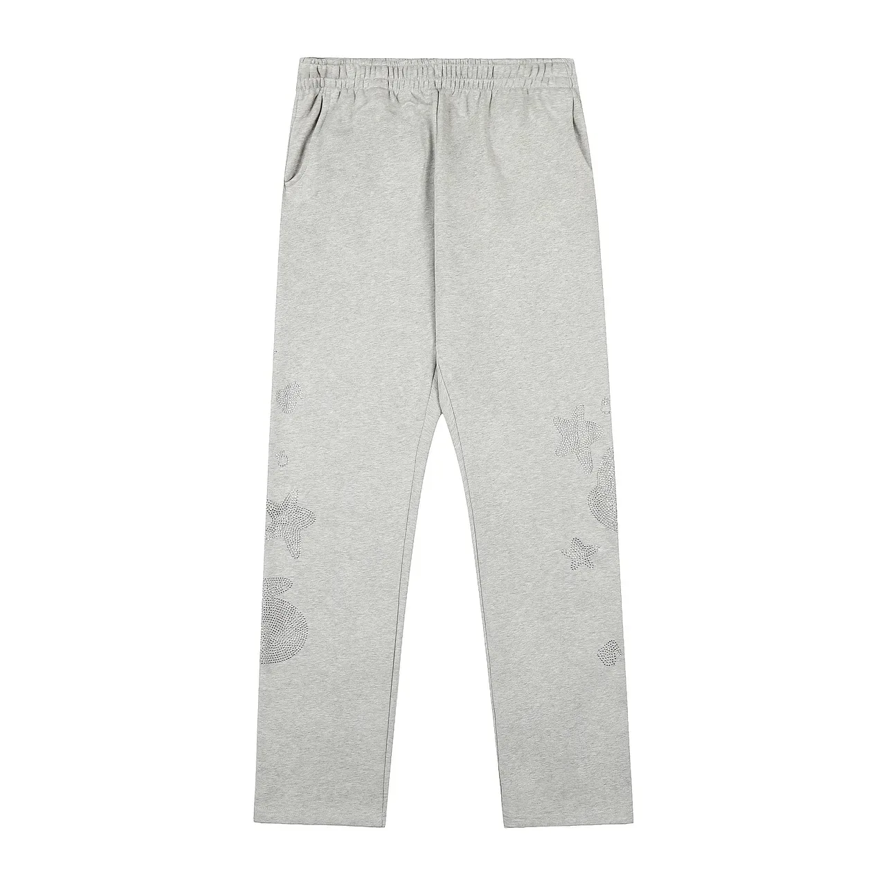 Chándal gris heather con estrellas de strass 5