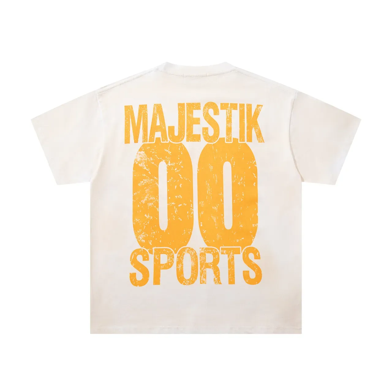 MAJESTIK Paradise Graphic Print Off-White T-Shirt 3