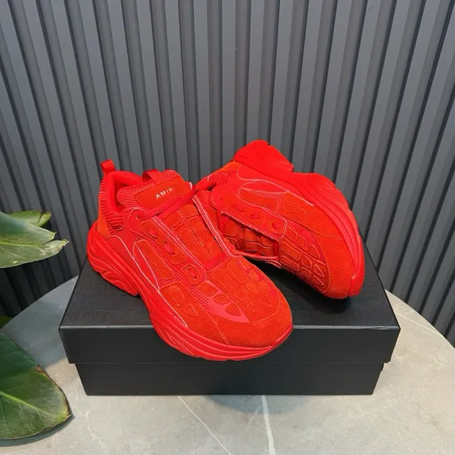 Monochromatic Red Oversized Chunky Sneaker 2