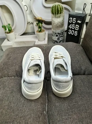Pastel Pink Platform Lifestyle Sneakers 8